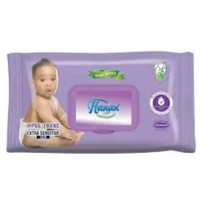 Hannan Sensitive Wipes 72'S